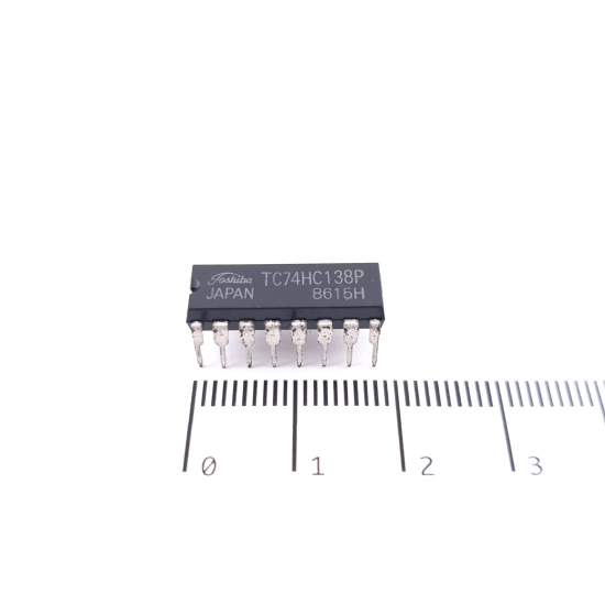 1 X  TC74HC138P TOSHIBA INTEGRATED...