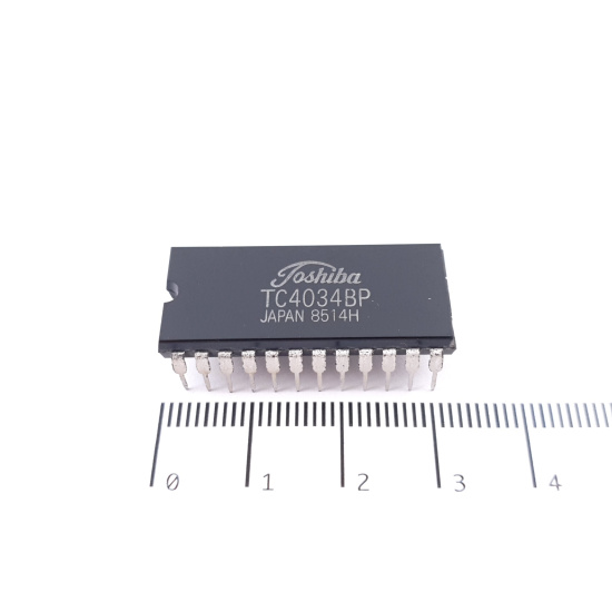 TC4034BP Toshiba Circuito Integrado NOS | Radio-Antigua