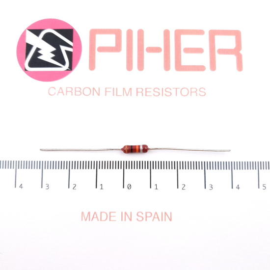 1 X 1/3W 10K 10% 1970s VINTAGE PIHER...