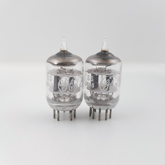 2 X 5670 GENERAL ELECTRIC TUBE. BLACK...