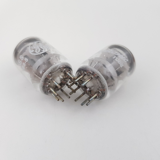 2 X 5670 GENERAL ELECTRIC TUBE. BLACK...