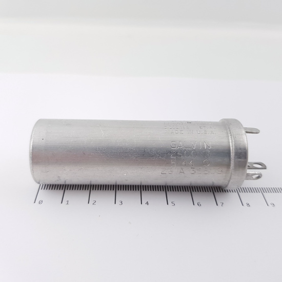 1 X ELECTROLYTIC CAPACITOR GALVIN...