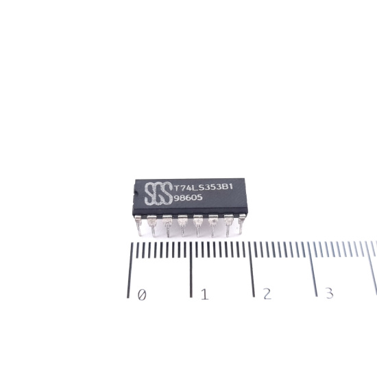 1 X 74LS353B1 SGS INTEGRATED CIRCUIT....