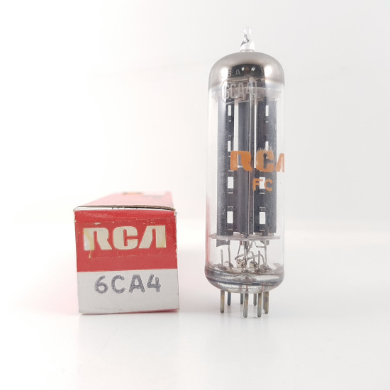 1 X 6CA4 / EZ81 RCA TUBE. NOS/NIB. CB4