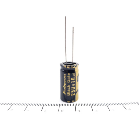 1 X 10uF 250V RUBYCON BLACK GATE. NEW HIGH QUALITY CAPACITORS. 16 CQ  ENA