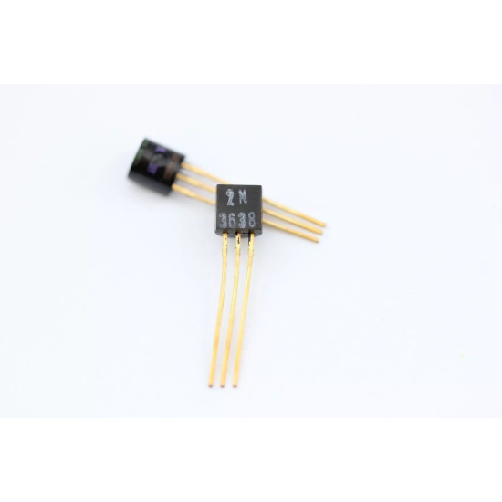 1 X 2N3638 GOLDEN TRANSISTOR NOS( New...
