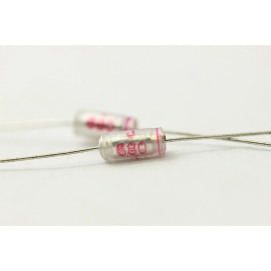 3 X STYROFLEX CAPACITOR 680pF 250V...