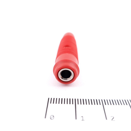 1 X HIRSCHMANN KUN 30 RT 4MM BANANA SOCKET RED. CA248U40F070825