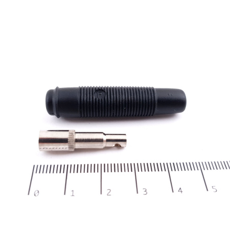 1 X HIRSCHMANN KUN 30 SW 4MM BANANA SOCKET BLACK. CA248U40F070825