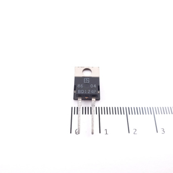 1 X BD124P TRANSISTOR. NOS....