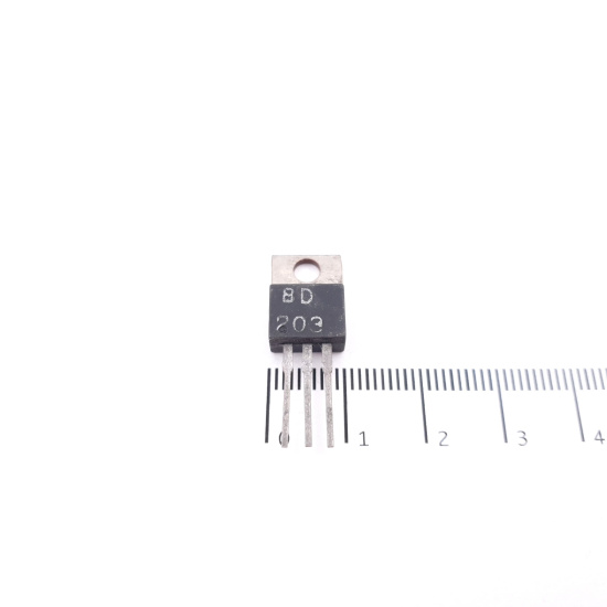 1 X BD203 TRANSISTOR. NOS....