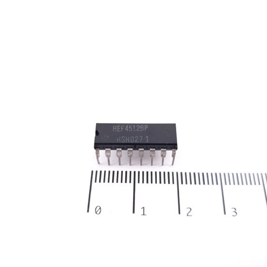 1 X HEF4512BP INTEGRATED CIRCUIT....