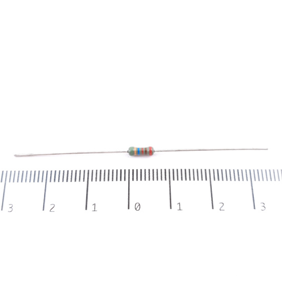 2 X 1/4W 53.6K 53K6 1% METAL FILM...