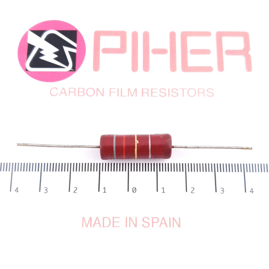 1 X 2W 820K 10% 1970s VINTAGE PIHER...