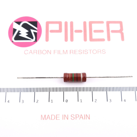 1 X 1W 15R 10% 1970s VINTAGE PIHER...