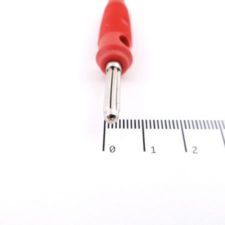1 X HIRSCHMANN BÜLA 20K AMR RED MALE 4MM BANANA PLUG. CA248U8F200825