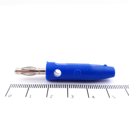 1 X 4MM MALE BANANA PLUG ELECTRO DH. BLUE. CA248U56F210825