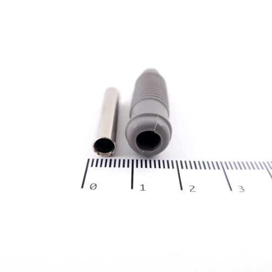 1 X 4MM BANANA SOCKET GREY. SCREW...