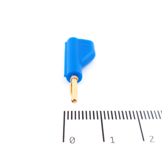 2 X 2MM STACKABLE BANANA PLUG BLUE....
