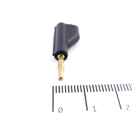 2 X 2MM STACKABLE BANANA PLUG BLACK. BN27. CA248U35F210825