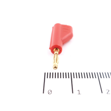 2 X 2MM STACKABLE BANANA PLUG RED. BN27. CA248U33F210825