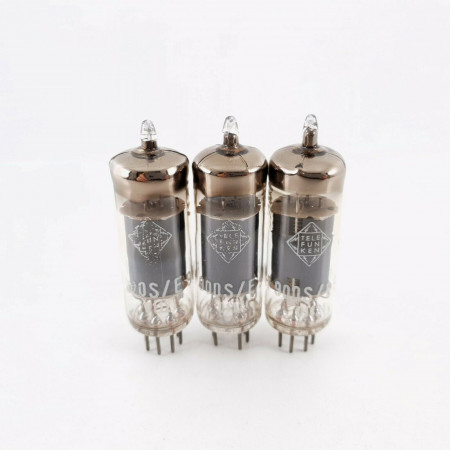 3 X EH900S / E91H PHILIPS TUBE. UFOIL GETTER TFK BRANDED. CP  ENA