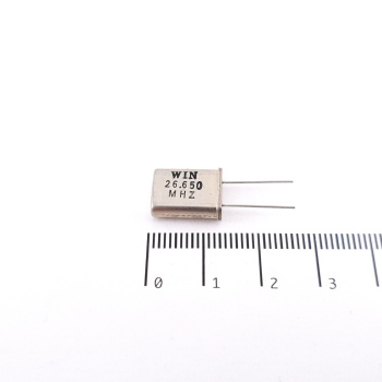 1 X 26.650MHZ WIN CRYSTAL...