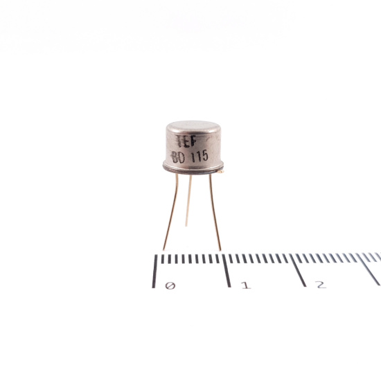 1 X BD115 GOLD TEF TRANSISTOR. NOS....