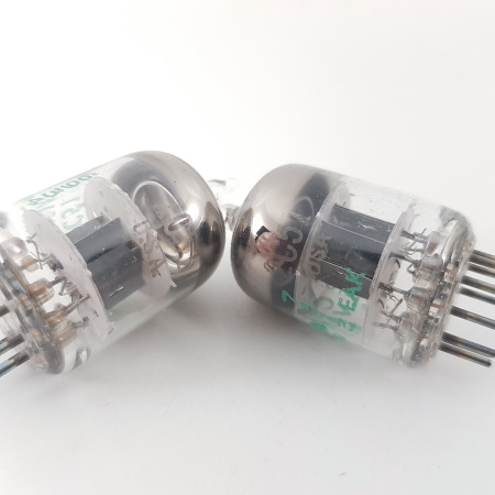 2 X JAN 2C51 SYLVANIA TUBE. 1970s PROD. MATCHED PAIR. NOS/NIB. 6. CH32