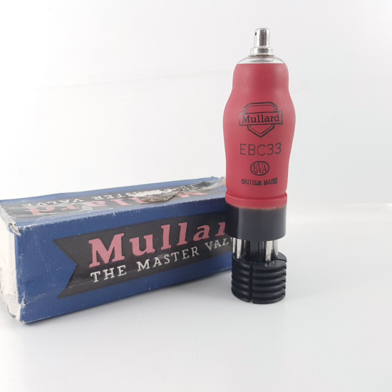 1 X EBC33 MULLARD TUBE. NOS / NIB. RC180
