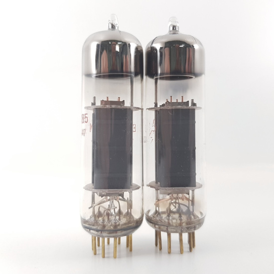 2 X E80CC UNITED ELECTRON TUBE. GOLD...