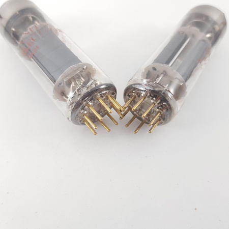 2 X E80CC UNITED ELECTRON TUBE. GOLD PIN MATCHED PAIR. RCB41