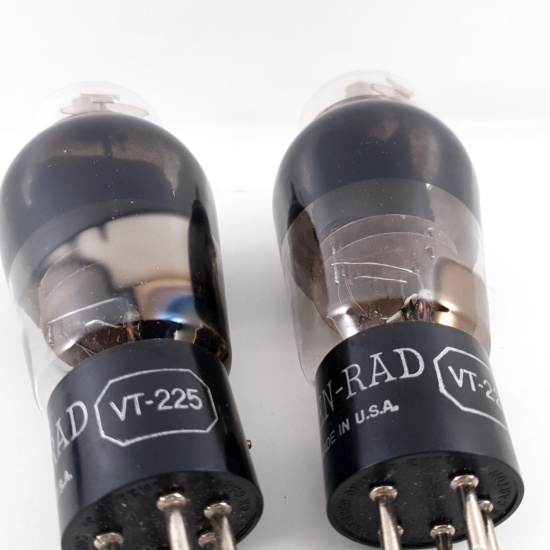 2 X VT225 KEN-RAD TUBE. US ARMY...