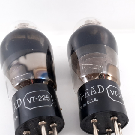 2 X VT225 KEN-RAD TUBE. US ARMY MARINE CORPS PRODUCTION. NOS/NIB.