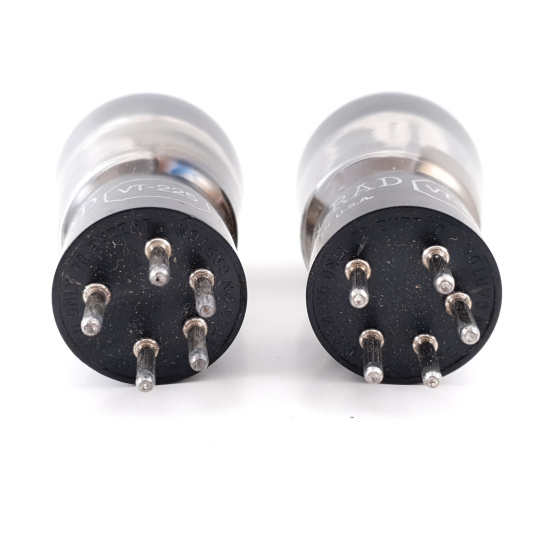 2 X VT225 KEN-RAD TUBE. US ARMY...