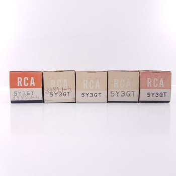 5 X 5Y3GT RCA TUBE. BLACK... 2