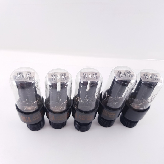 5 X 5Y3GT RCA TUBE. BLACK PLATES....