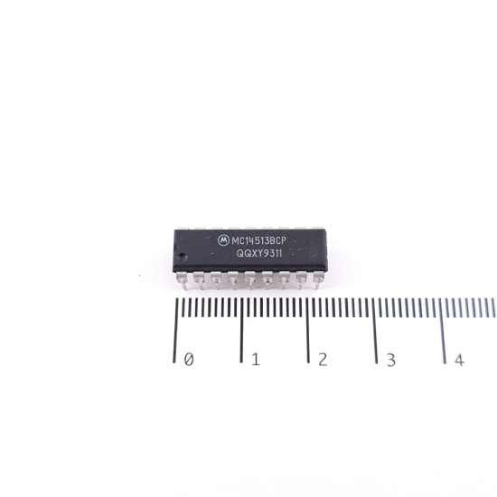1 X MC14513BCP MOTOROLA INTEGRATED...
