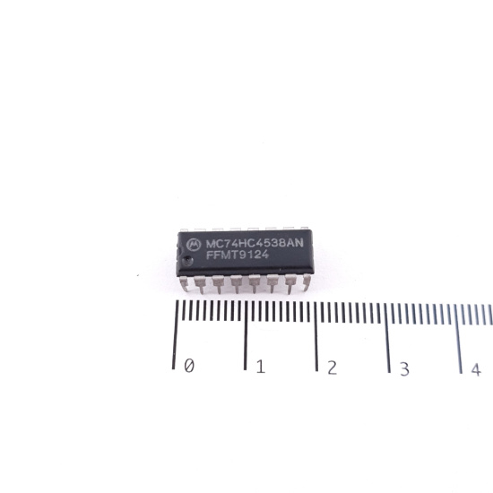 1 X MC74HC4538AN MOTOROLA INTEGRATED...