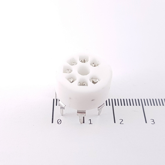 1 x 7 PINS MINIATURE SOCKET TUBE PCB...