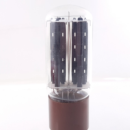 1 X 5R4GYA NATIONAL TUBE. BLACK PLATES. RECTANGULAR GETTER. NOS/NIB. CB44