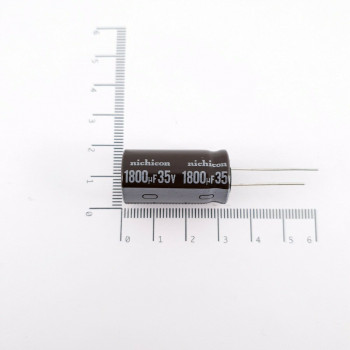 2 x 1800uF 35V 105ºC NICHICON ELECTROLYTIC CAPACITOR. CA386U300F220621