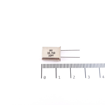 1 X 38.750MHZ UKI CRYSTAL...