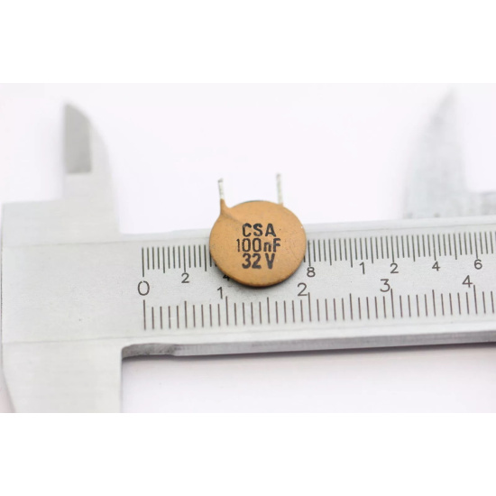 3 x CERAMIC CAPACITOR 100nF 32V CSA...