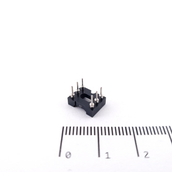 1 X 6 PIN DIP SOCKET. NOS.... 2