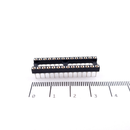 1 X 28 PIN MACHINE IC SOCKET. NOS. C601BU26300925