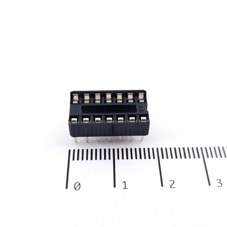 1 X 14 PIN DIP SOCKET. NOS. C601BU10F300925