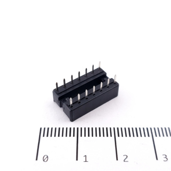 1 X 14 PIN DIP SOCKET. NOS.... 2