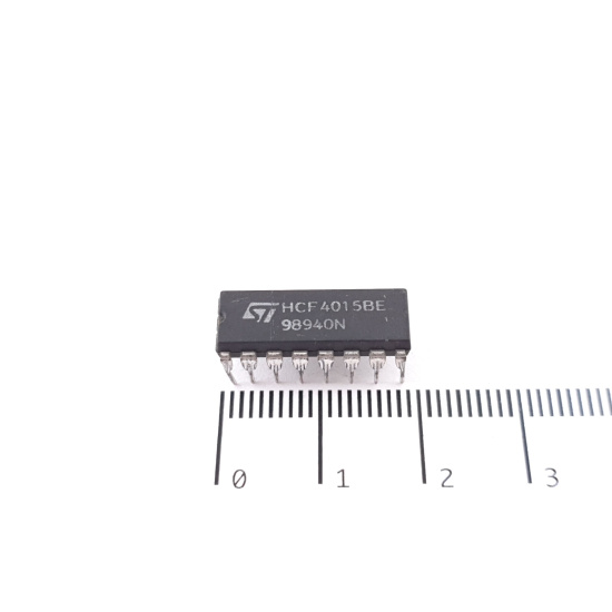 1 X HCF4015BE STMICROELECTRONICS...
