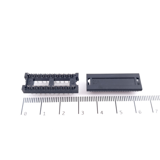 2 X 20 PIN DIP IDC PLUG. NOS....